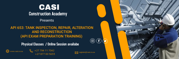 API 653 TANK INSPECTION REPAIR ALTERATION AND RECONSTRUCTION (API EXAM PREPARATION TRAINING) - Made with PosterMyWall